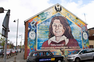 Belfast Graffity: Nationalheld Bobby Sands