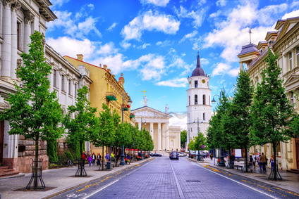 Vilnius Kathedralenplatz