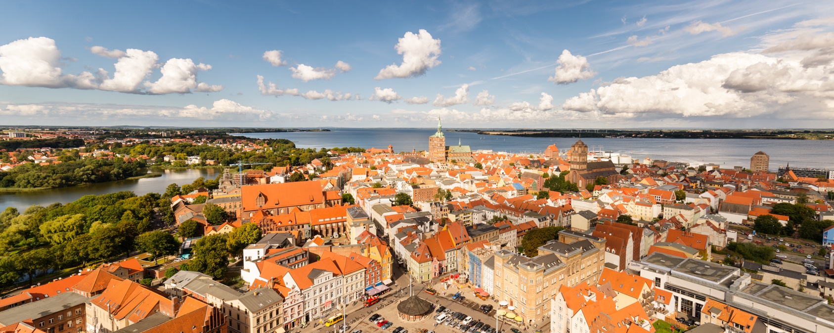 Stralsund - Ostseeststadt am Eingang der Insel Rügen