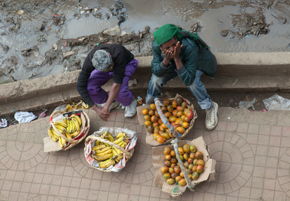 Menschen in Addis