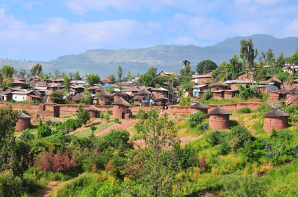 Lalibela Dorf