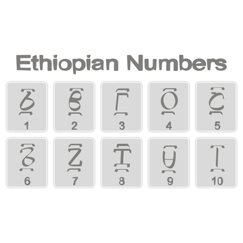 äthiopische Zahlen