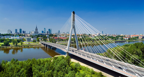 Warschau Brücke Warschau Brücke
