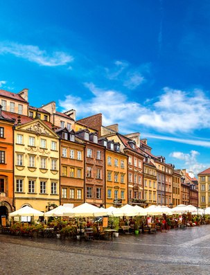 Warschau Marktplatz Warschau Marktplatz