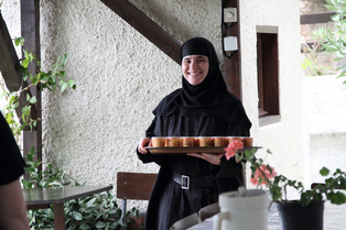 Begegnung im Pauluskloster in Lavrion