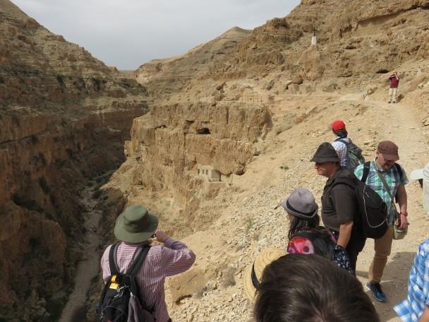 Israel/Palästina alter Römerweg im Wadi Qelt bei Jericho