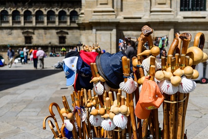 angekommen in Santiago de Compostela