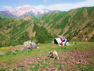 Usbekistan Wandern Kumbel Pass