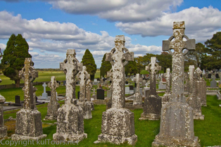 Kreuze im Kloster Clonmacnoise