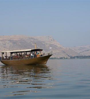 Galiläa: Bootsfahrt auf dem See Genezareth / Andacht "Stillung des Sturms"