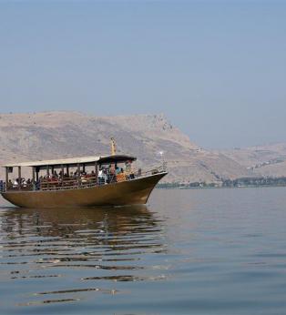 Bootsfahrt auf dem See Genezareth: Andacht z.B. "Stillung des Sturms"