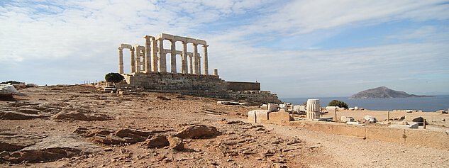 Poseidontempel in Kap Sunion - besondere Stimmung dort Poseidontempel in Kap Sunion - besondere Stimmung dort