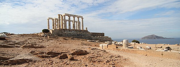 Poseidontempel in Kap Sunion - besondere Stimmung dort