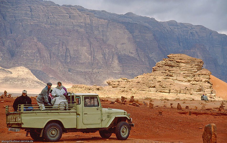 Jeeptour in der Wüste des Wadi Rum