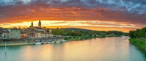 Tournus an der Saone